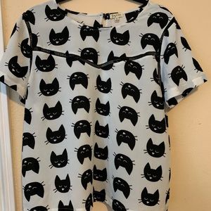 cat blouse